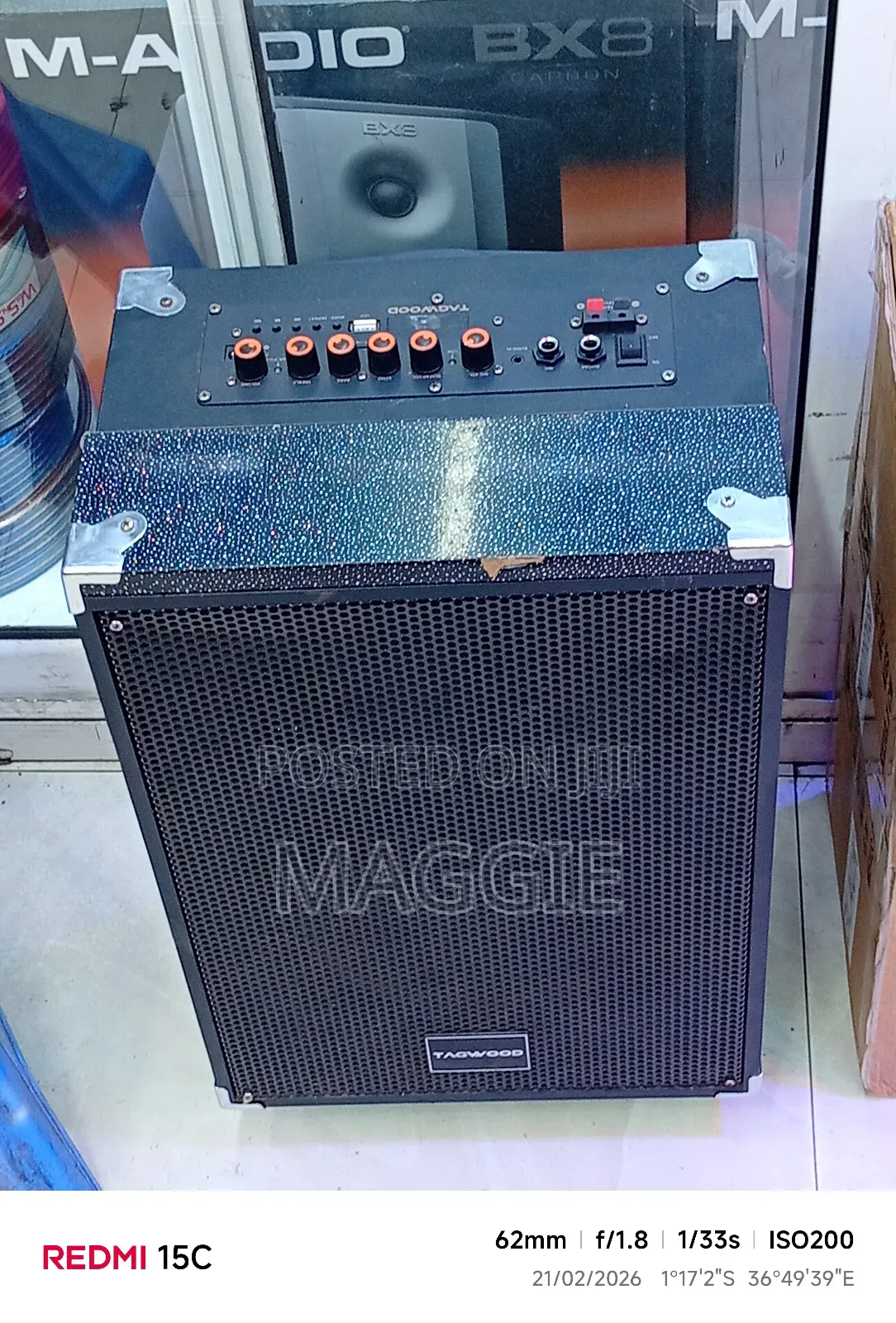 Tag Wood Speaker