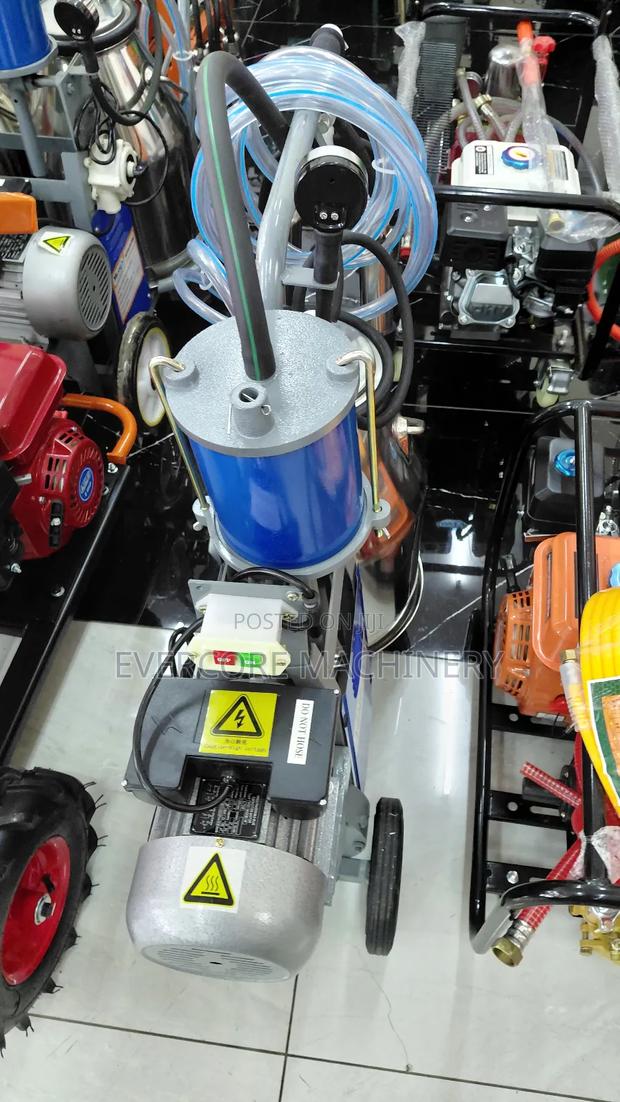 Single Bucketcow Milking Machine With Electric Motor