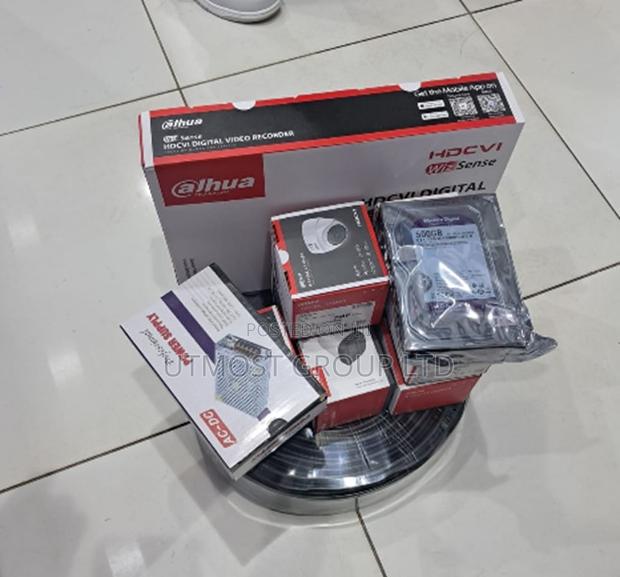 Dahua CCTV 4ch Kit 4 Cameras Hd Surveillance for Home Office