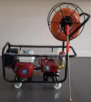 Ac840ps Aico Japan Trolley Sprayer Petrol 8hp Engine With 50mhose Reel