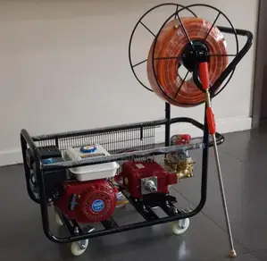 Ac840ps Aico Japan Trolley Sprayer Petrol 8hp Engine With 50mhose Reel