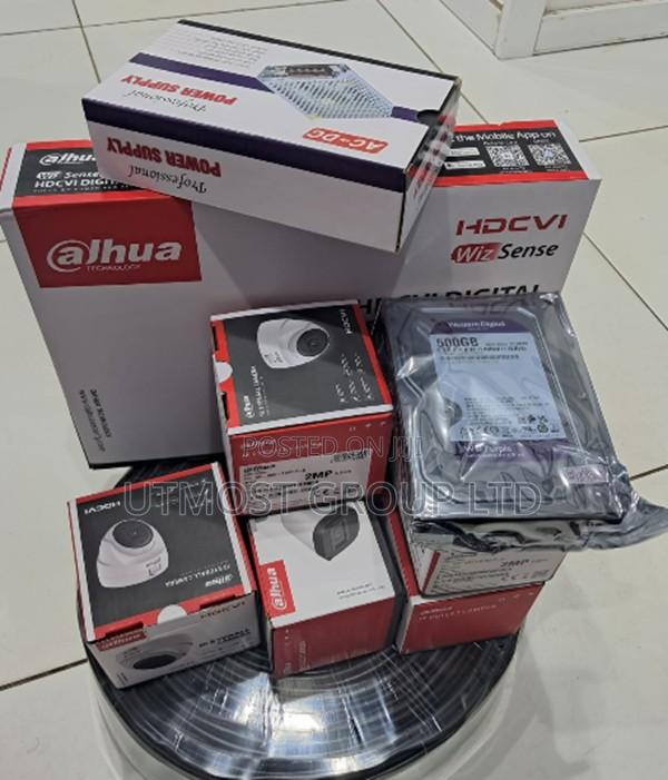 Dahua 4ch Security Kit 4 Cameras DVR Complete Protection Bundle - main view