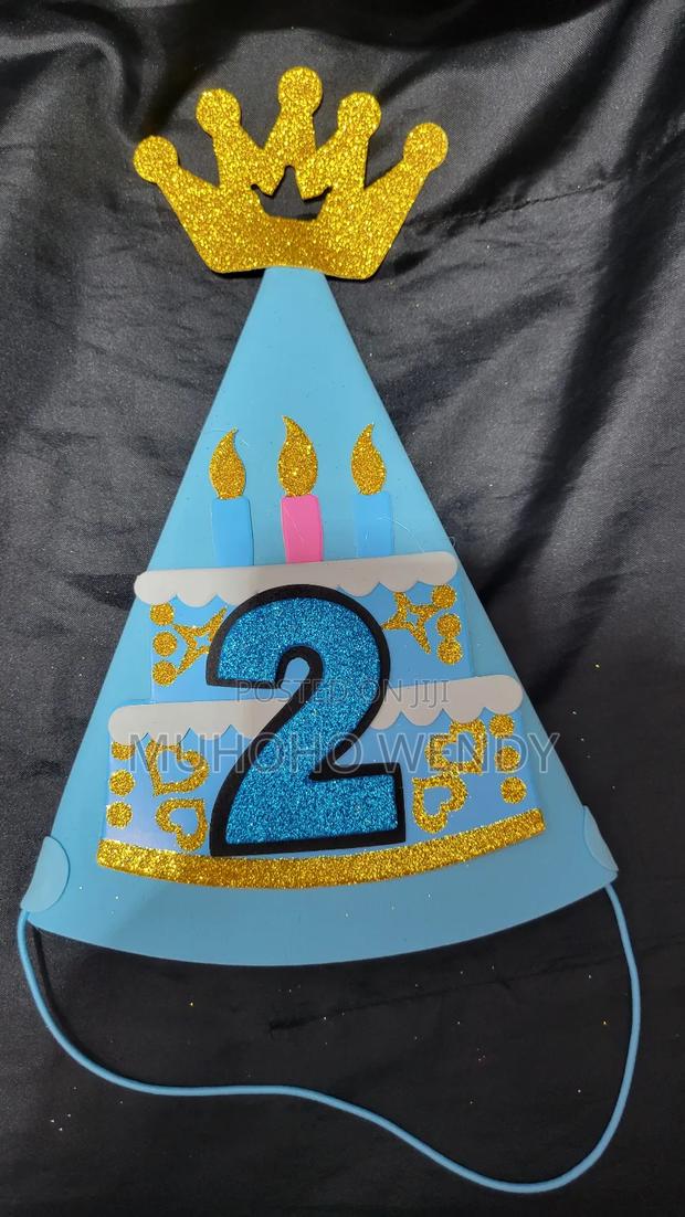 Blue Number Birthday Hats - thumbnail 4