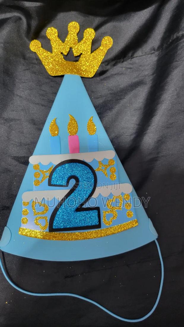 Blue Number Birthday Hats - thumbnail 5