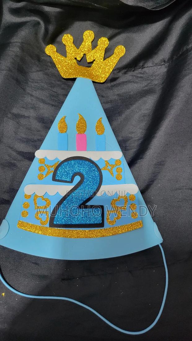 Blue Number Birthday Hats - thumbnail 6