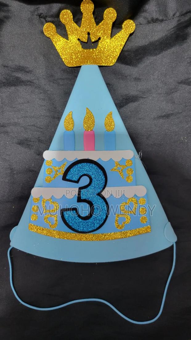Blue Number Birthday Hats - thumbnail 7