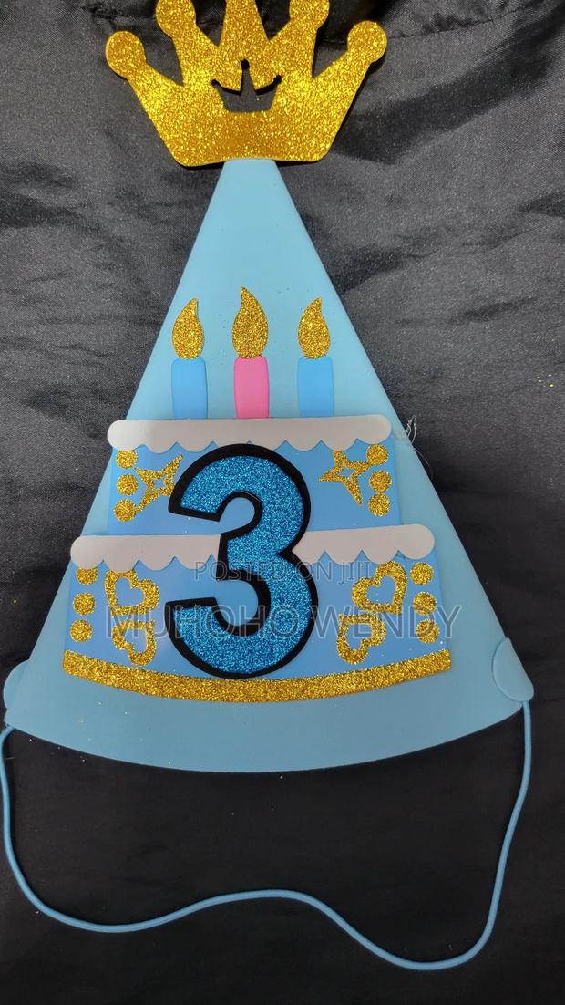 Blue Number Birthday Hats - thumbnail 8