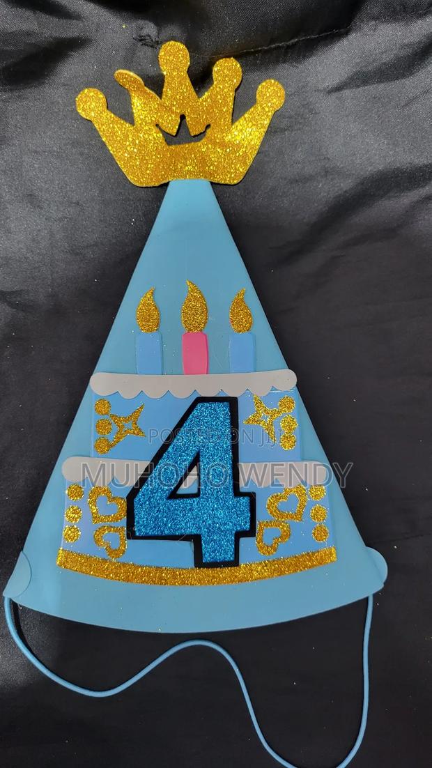 Blue Number Birthday Hats - thumbnail 9