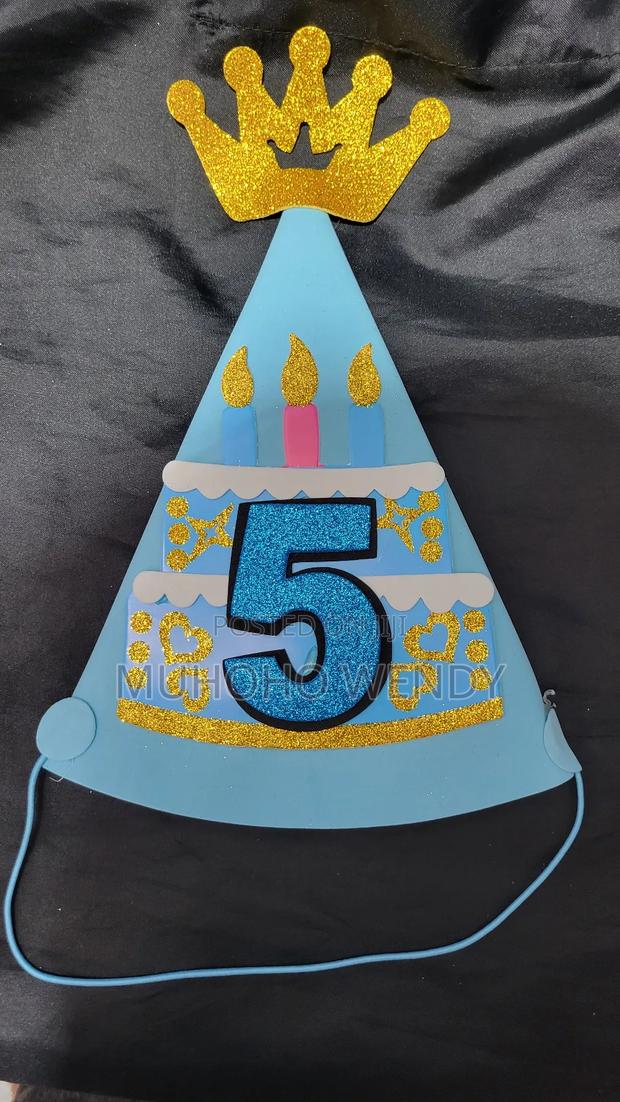 Blue Number Birthday Hats - thumbnail 10