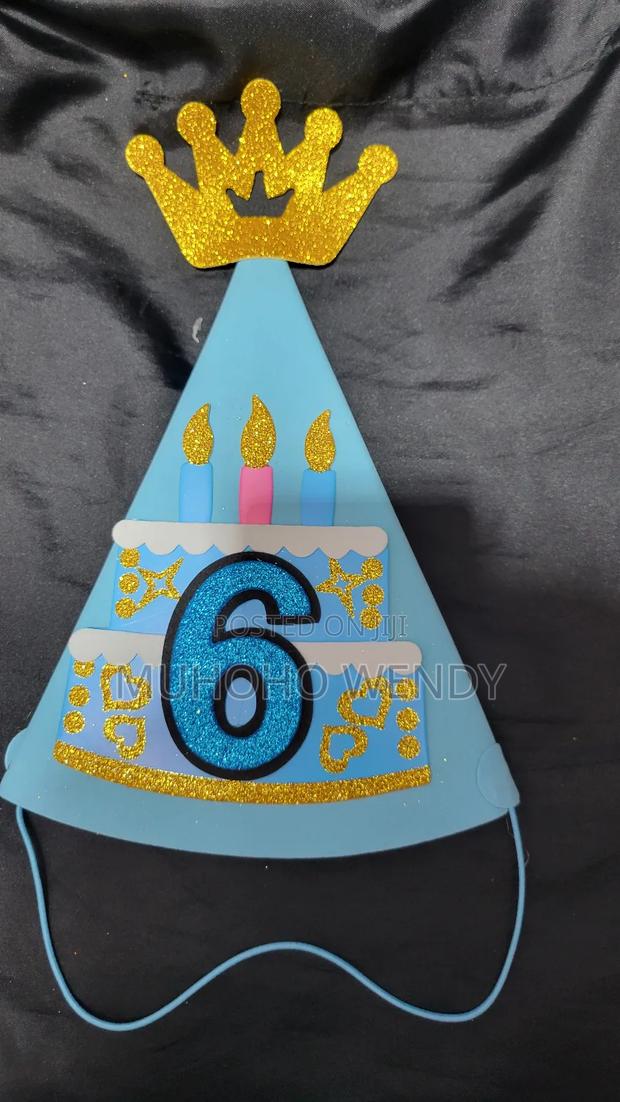 Blue Number Birthday Hats - thumbnail 12