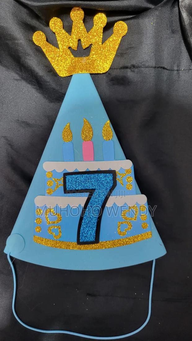 Blue Number Birthday Hats - thumbnail 14