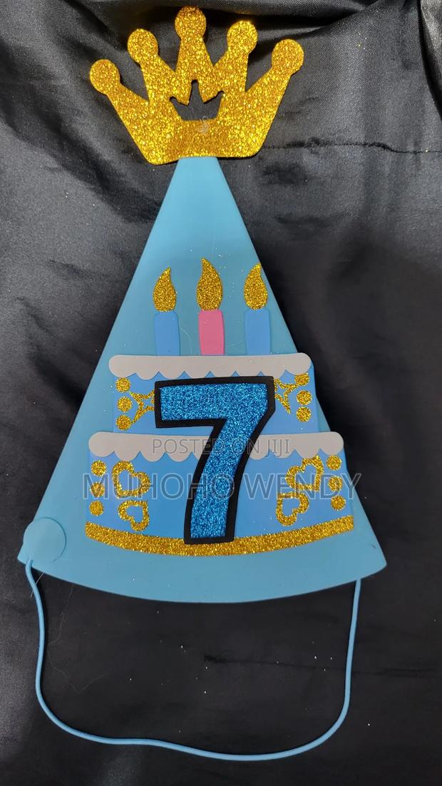 Blue Number Birthday Hats - thumbnail 15