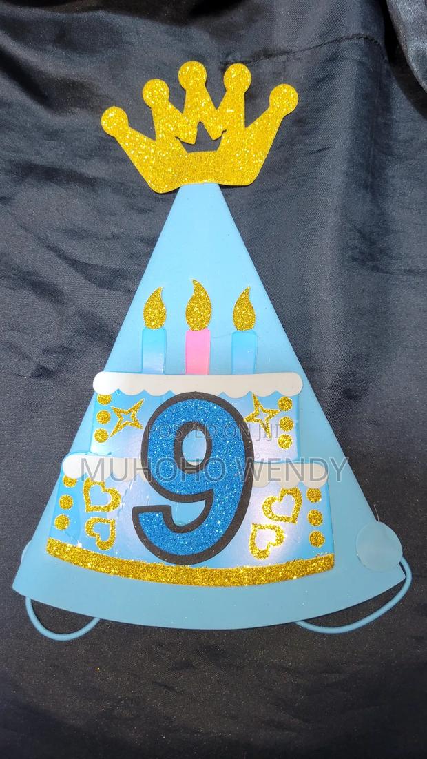 Blue Number Birthday Hats - thumbnail 17