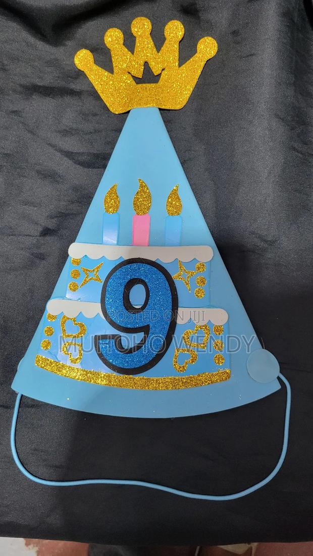 Blue Number Birthday Hats - thumbnail 18