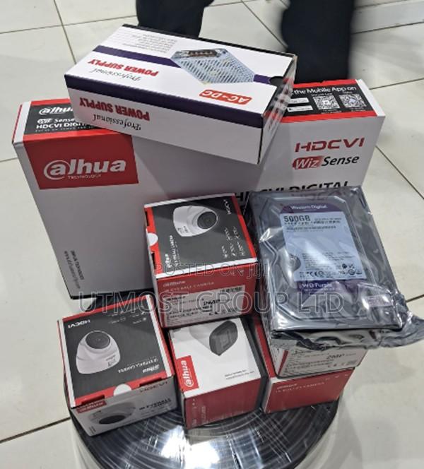 Dahua 4 Camera CCTV Kit 4ch DVR Full Area Monitoring Package