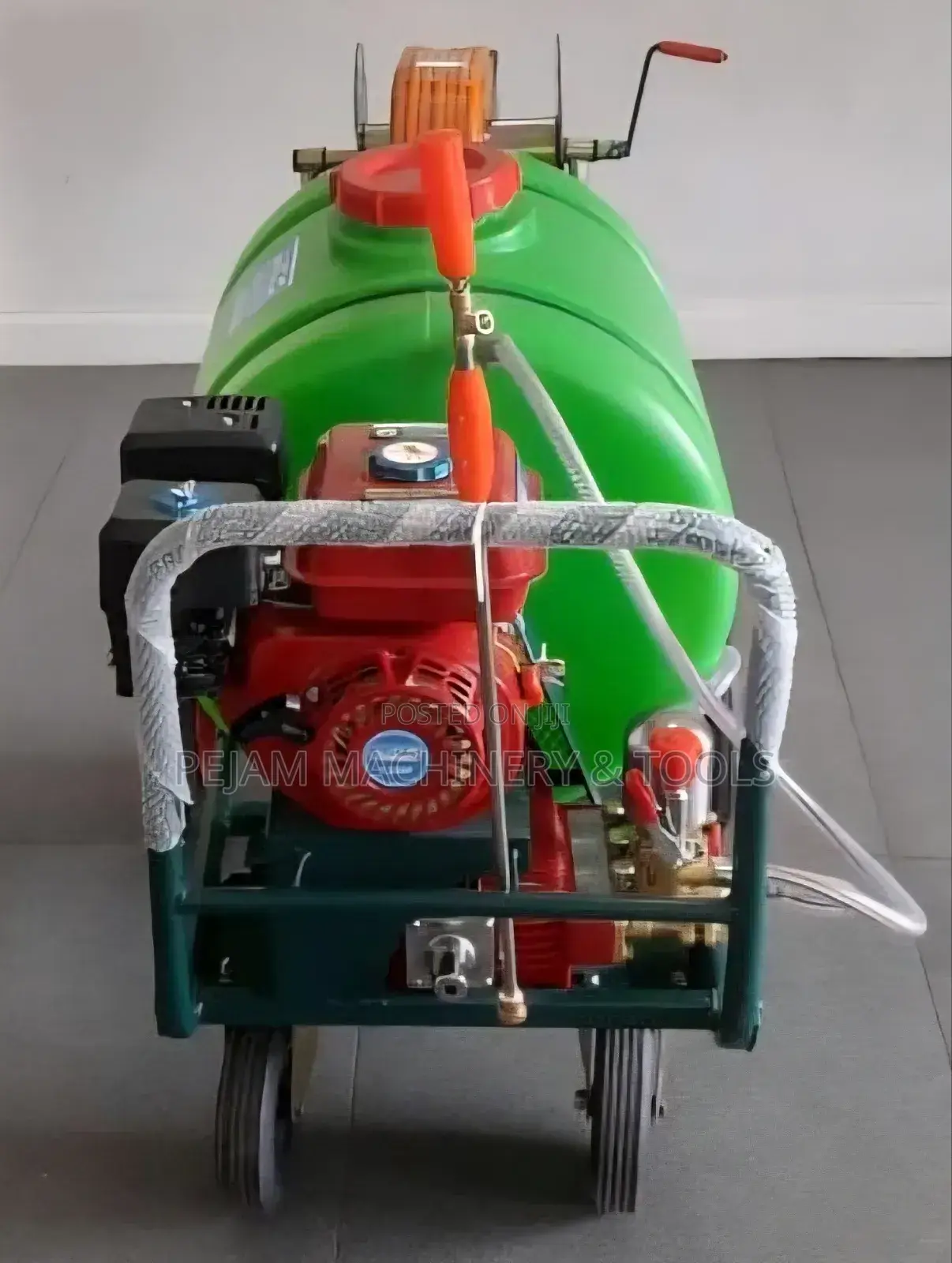 Ac160 160l Trolley Sprayer With 9hp Petrol Engine, 50m Hose Reel