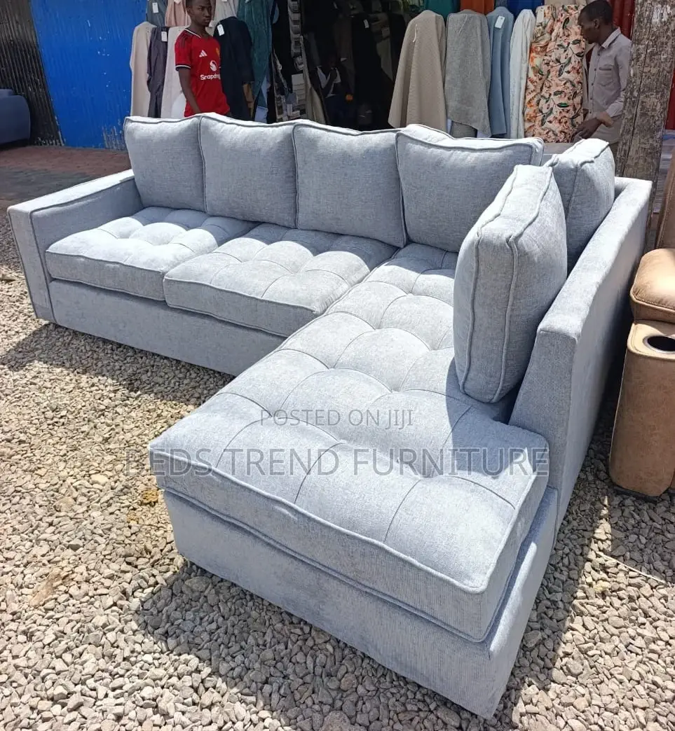 Plush 6 Seater Modern L Sofa