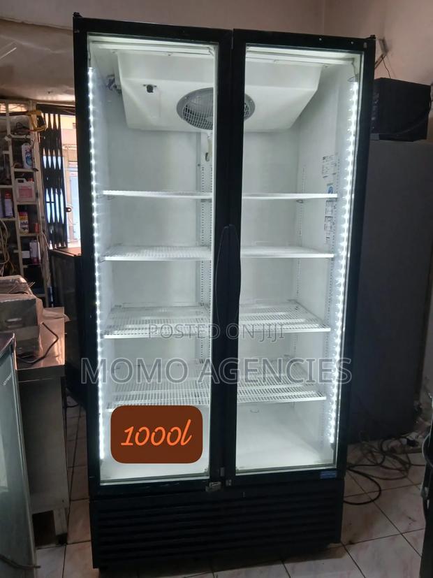 Double Door Display Fridge 1000l - main view