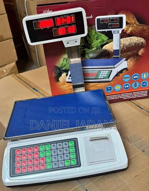 50kg Electric Weighing Scale With Receipt Printer - main view