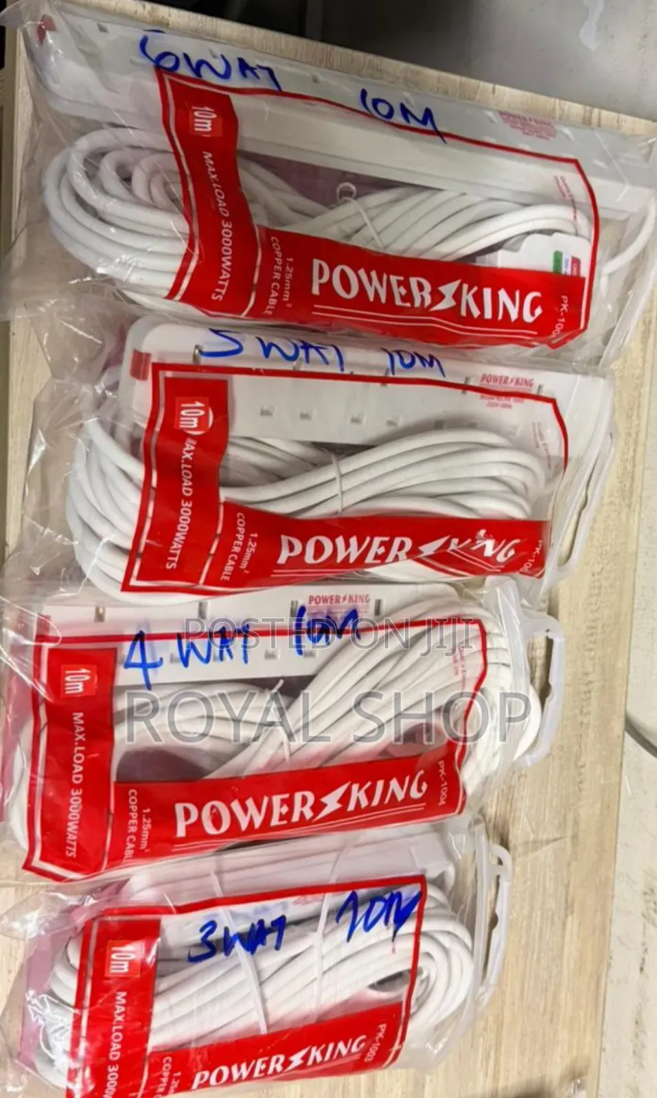 Powerking Extension 10m. 6way