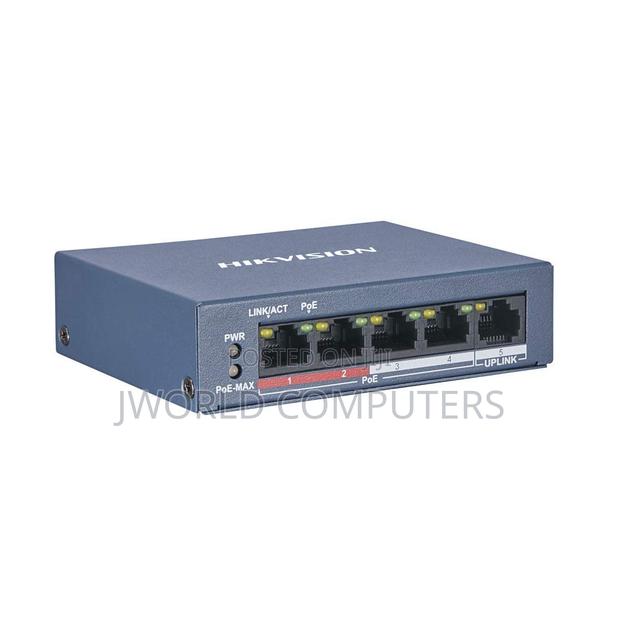 Hikvision 4 Port Ds-3e0105p-E/M(b) Poe Switch - main view