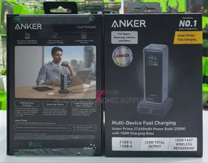Anker Prime 27650mah 250w Laptop and Phone Power Bank