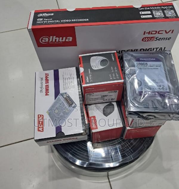 Dahua 4 Camera CCTV Kit 4ch DVR High Quality Security Bundle - main view