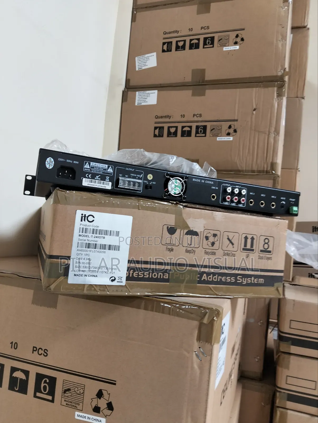 Amplifiers! Amplifiers Installation Delivery, Itc Amplifier!