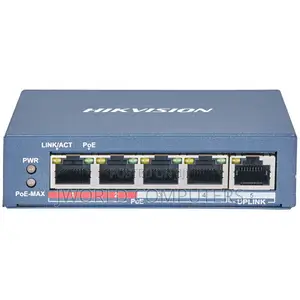 "Hikvision Ds-3e0109p-E/M(b) 8 Ports 100mbps Unmanaged Poe Switch
"