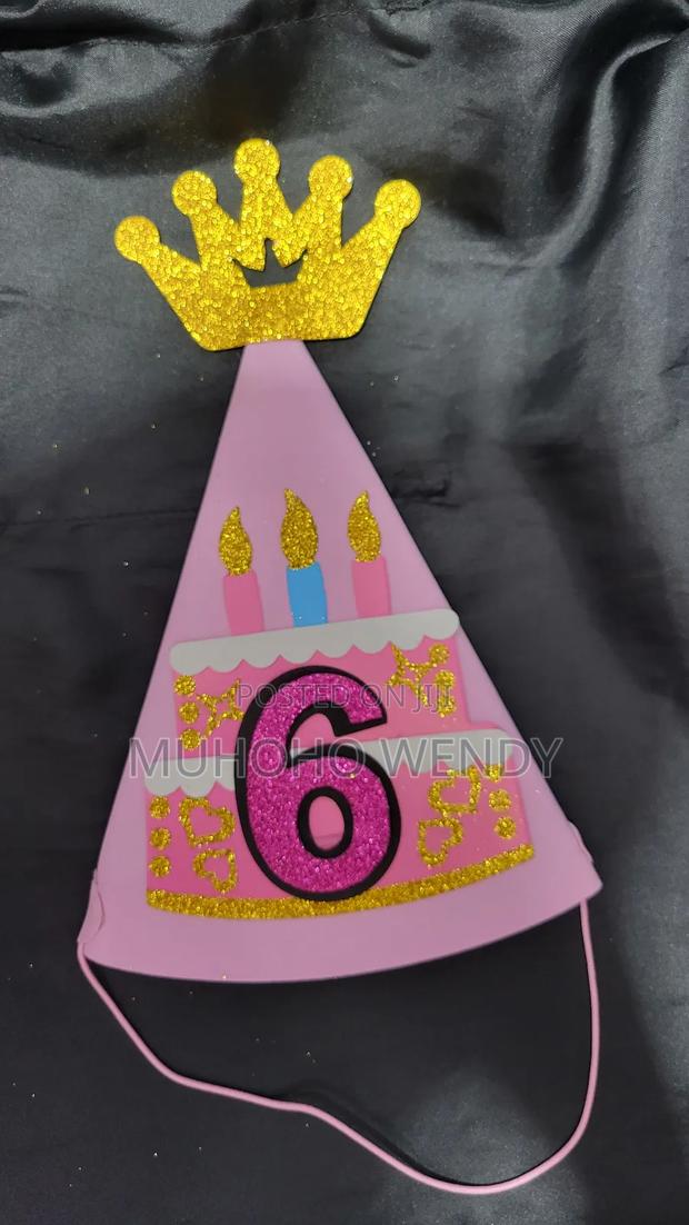 Pink Number Birthday Hats - thumbnail 11