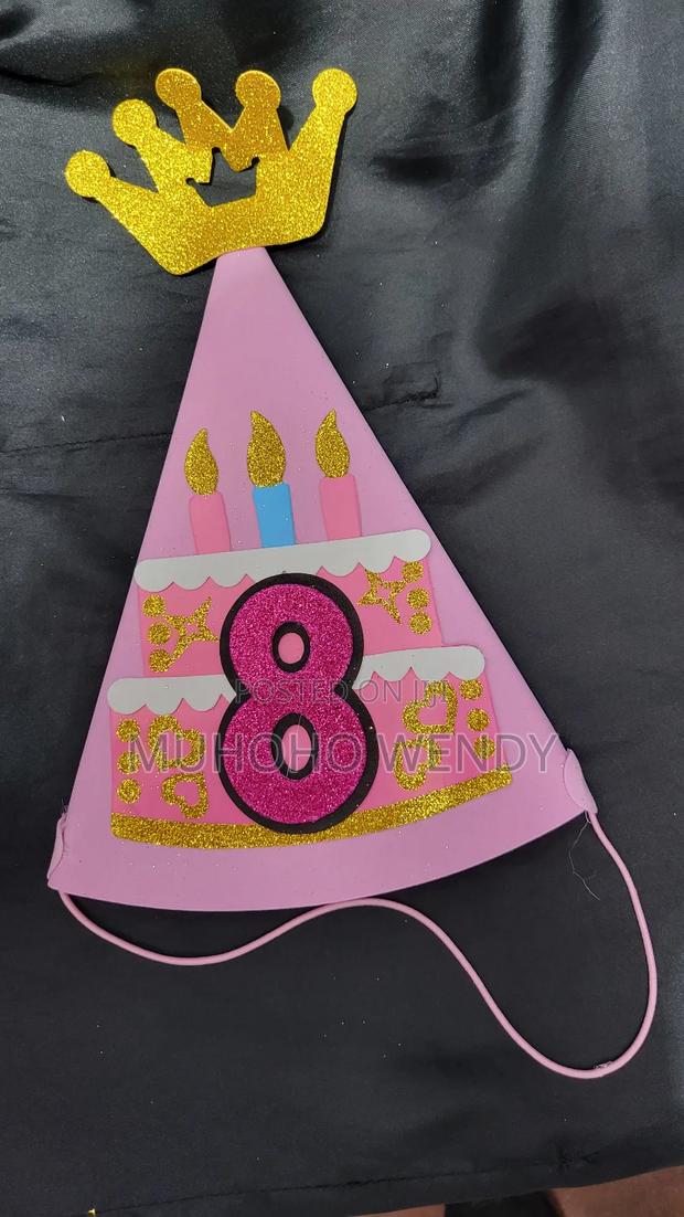 Pink Number Birthday Hats - thumbnail 13