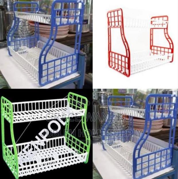 2 Layer Plastic Dish Rack.