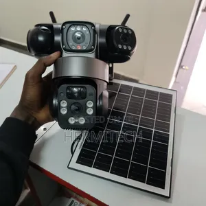 Solar Powered CCTV Triple Lens 4g Cameras