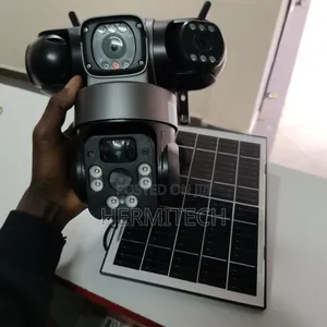 Solar Powered CCTV Triple Lens 4g Cameras