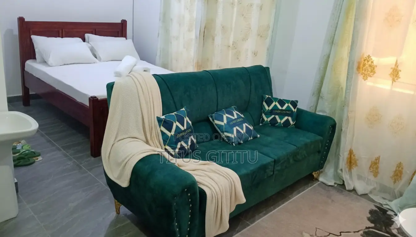 Furnished Studio Mtwapa | Near Beach|Parking Relaxing