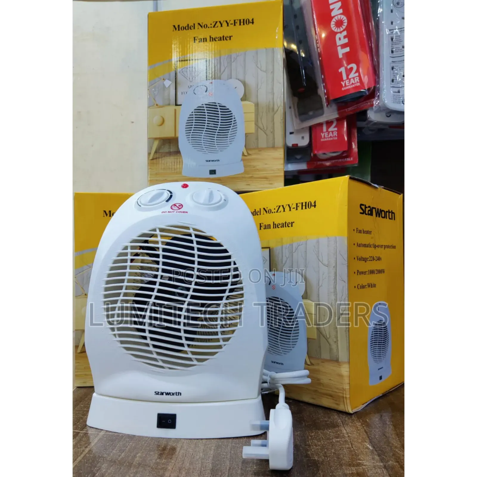 Starworth Fan Heater - Oscillating (Cooling Heating)