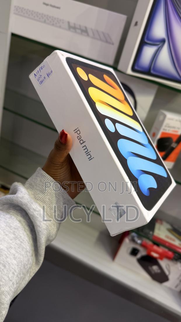 New Apple iPad mini (2024) 128 GB Blue - main view