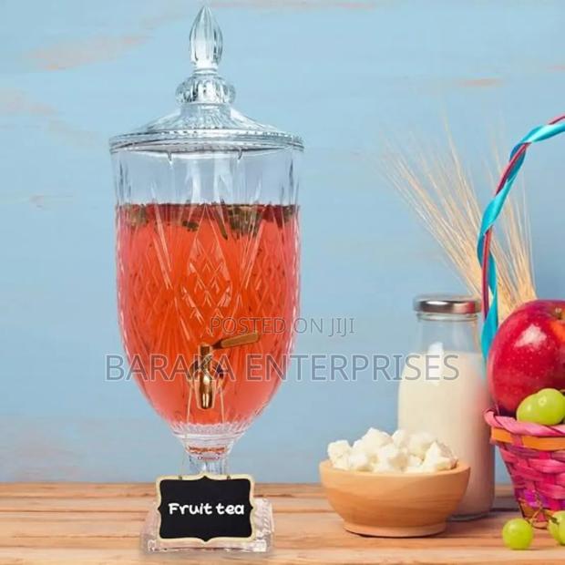 *New Arthick Clear Glass 3l Juice Dispenser - thumbnail 3