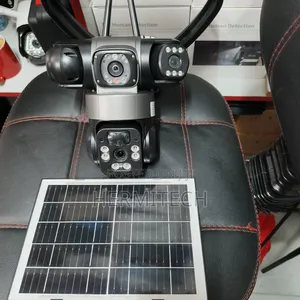 CCTV Powered by Solar Energy Triple Lens PTZ