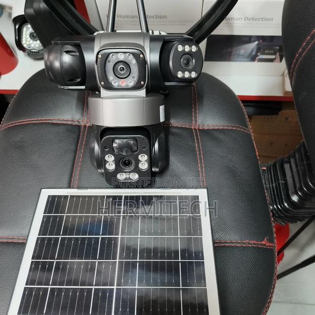 CCTV Powered by Solar Energy Triple Lens PTZ - thumbnail 3