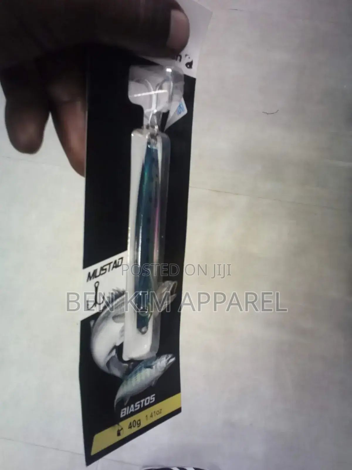 40gms Silver Metallic Fishing Hook Lure 40gms