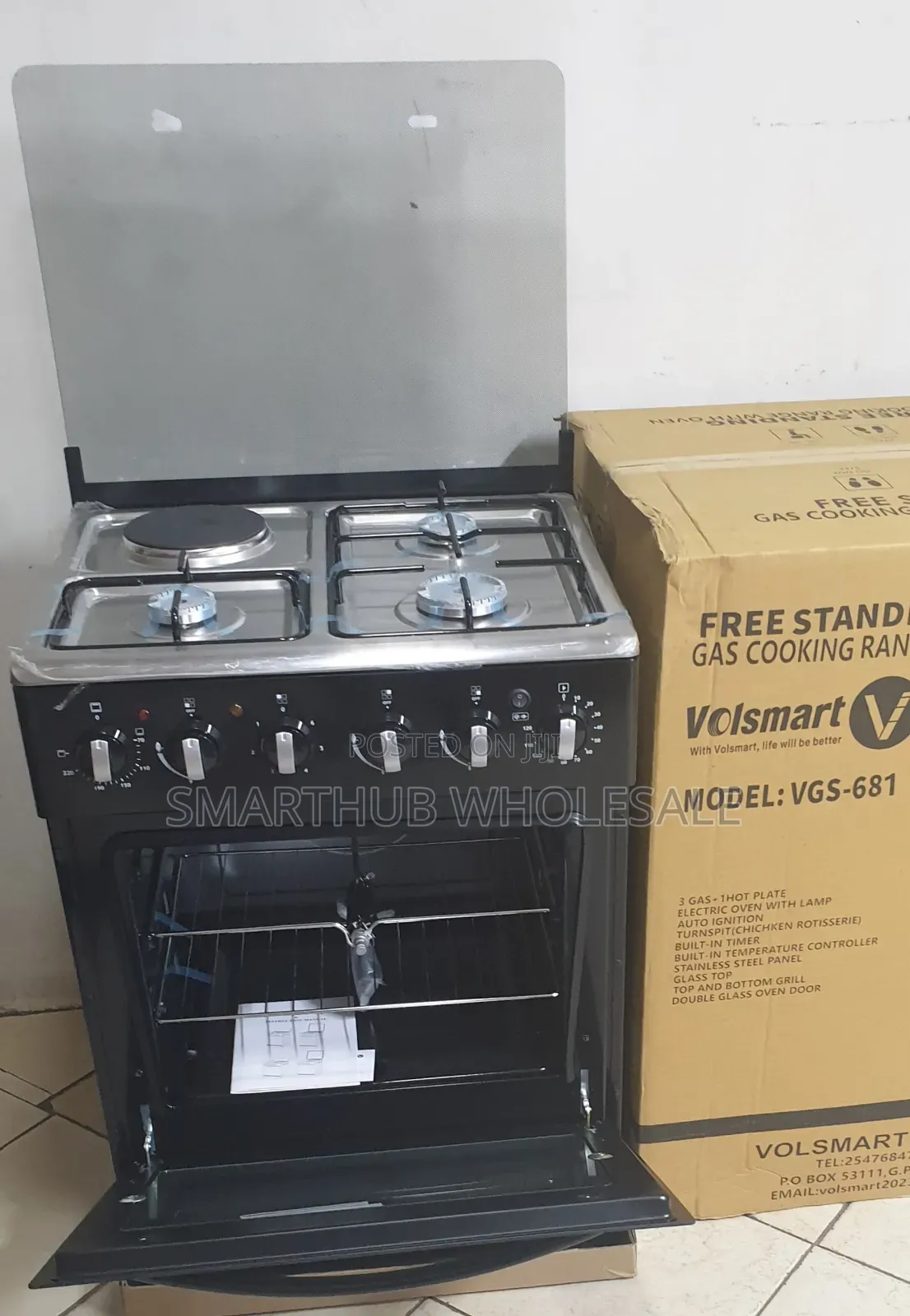 Volsmart 3g+1e Standing Cooker VGS-581 12 Month Warrant