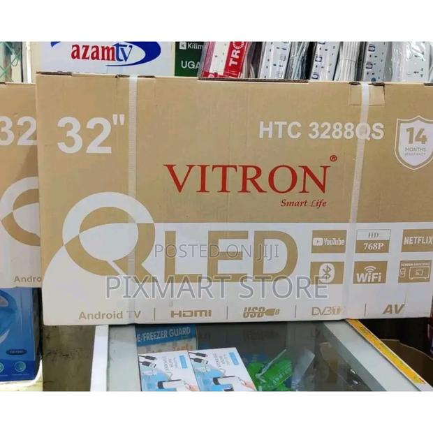 Vitron 32" Android Qled Tv With Wi-Fi, Bluetooth Hdmi