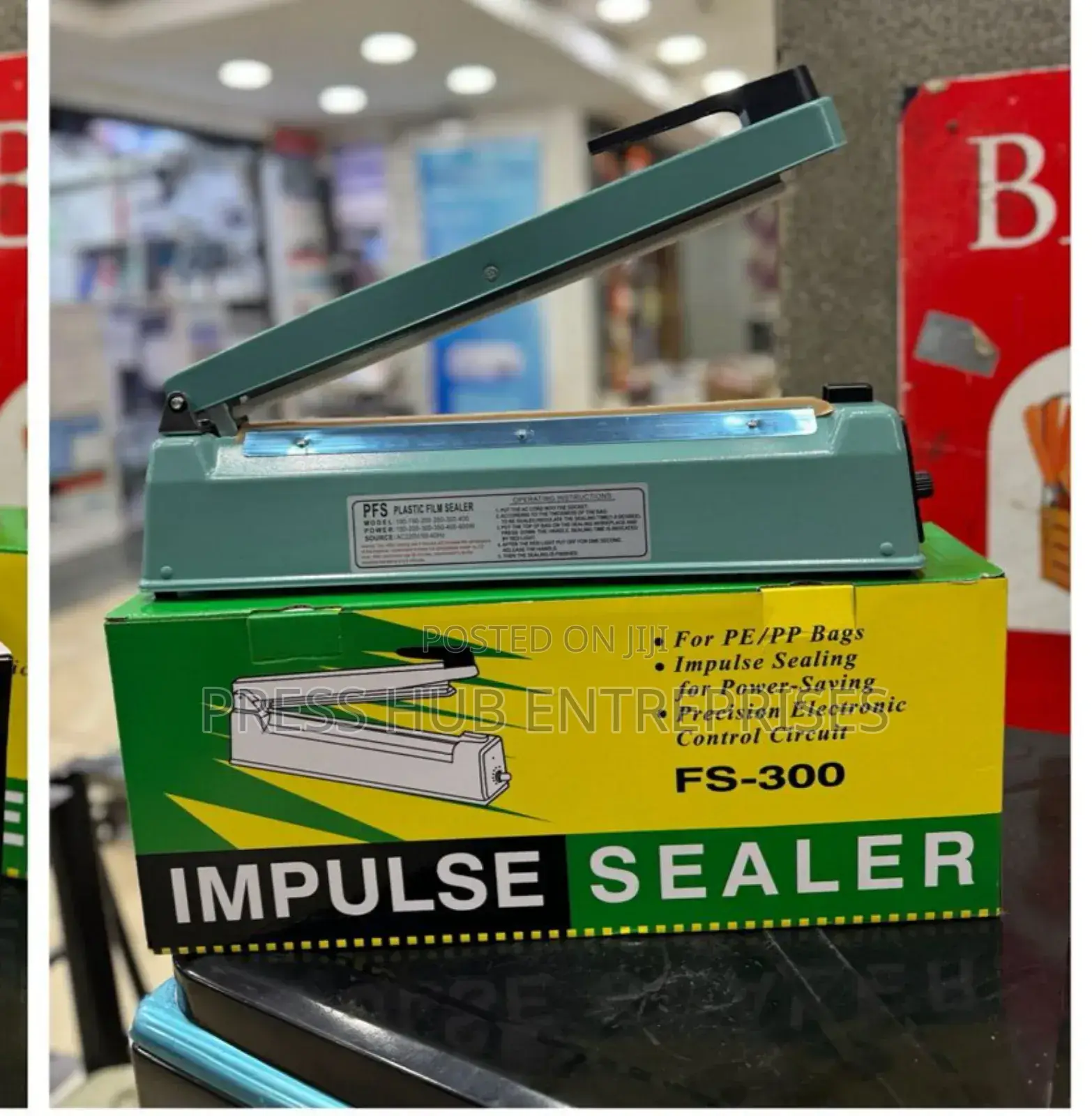 300mm Impulse Heat Sealer," 