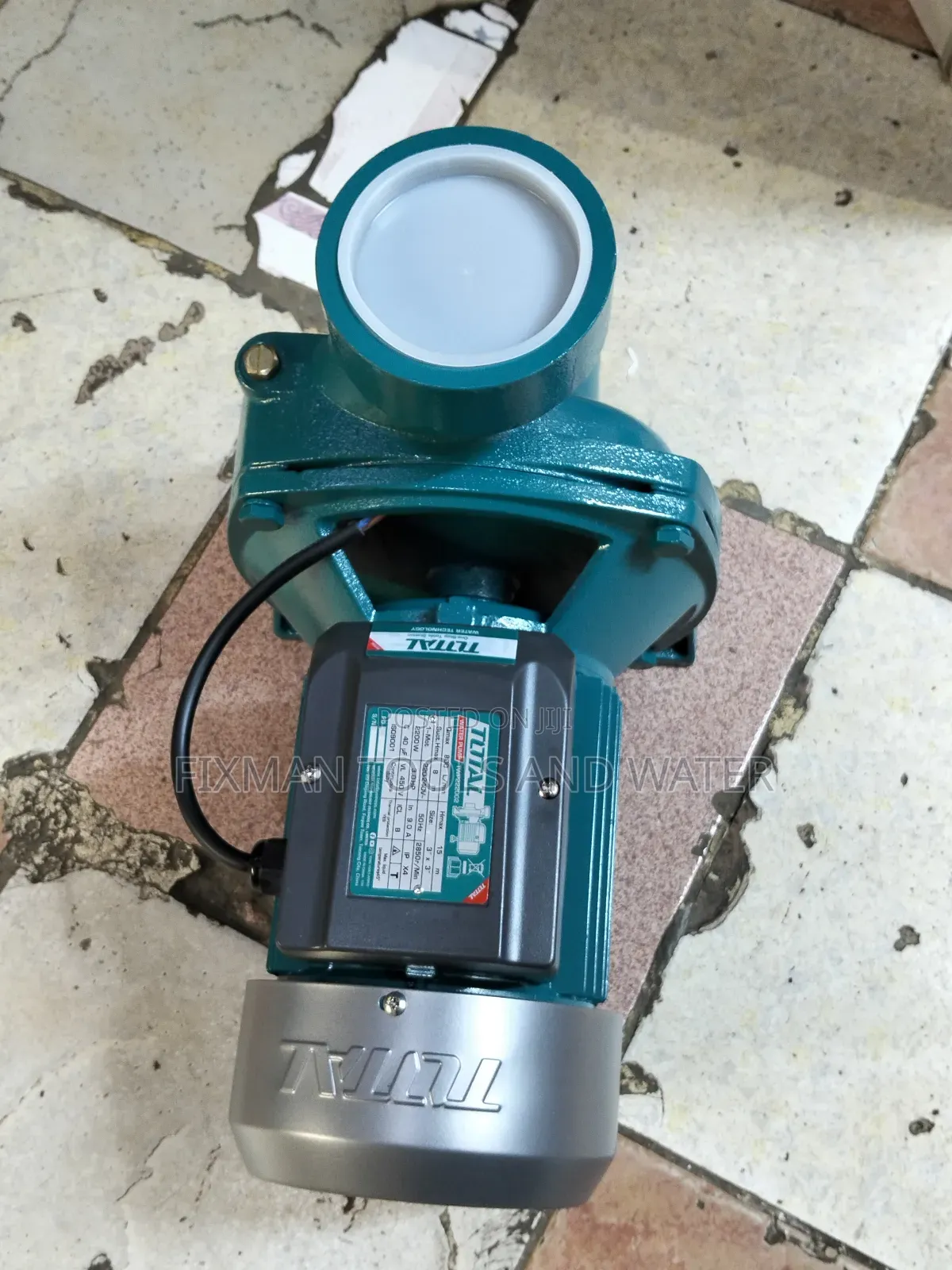 Total High Pressure Booster Pump 3 Hp 800l/Min 15m Head 3"*3" Inches