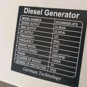 25kva Girasol Diesel Generator