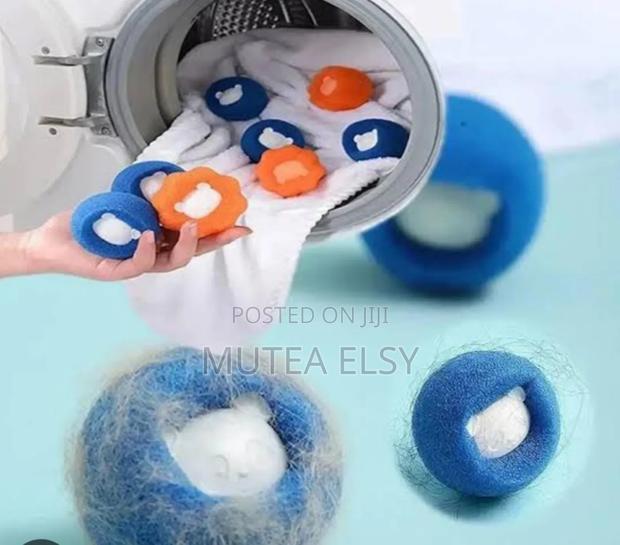 Yellow Blue Laundry Washing Machine Balls - thumbnail 2