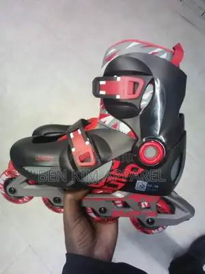 3 Sizes Adjustable Kids Inline Skates Left Foot Brake. Size 28/30.