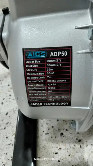 Aico Japan Adp50 2" Diesel Waterpump With 8hp Engine