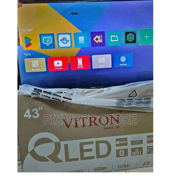 Vitron 43′′ Qled Led Tv – Crisp Display, Smart Connectivity - thumbnail 3